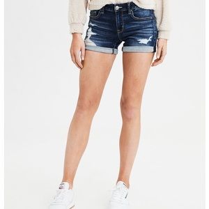 American Eagle Midi Jean Shorts